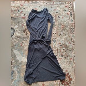 Wilfred Charcoal Long Sleeve Dress